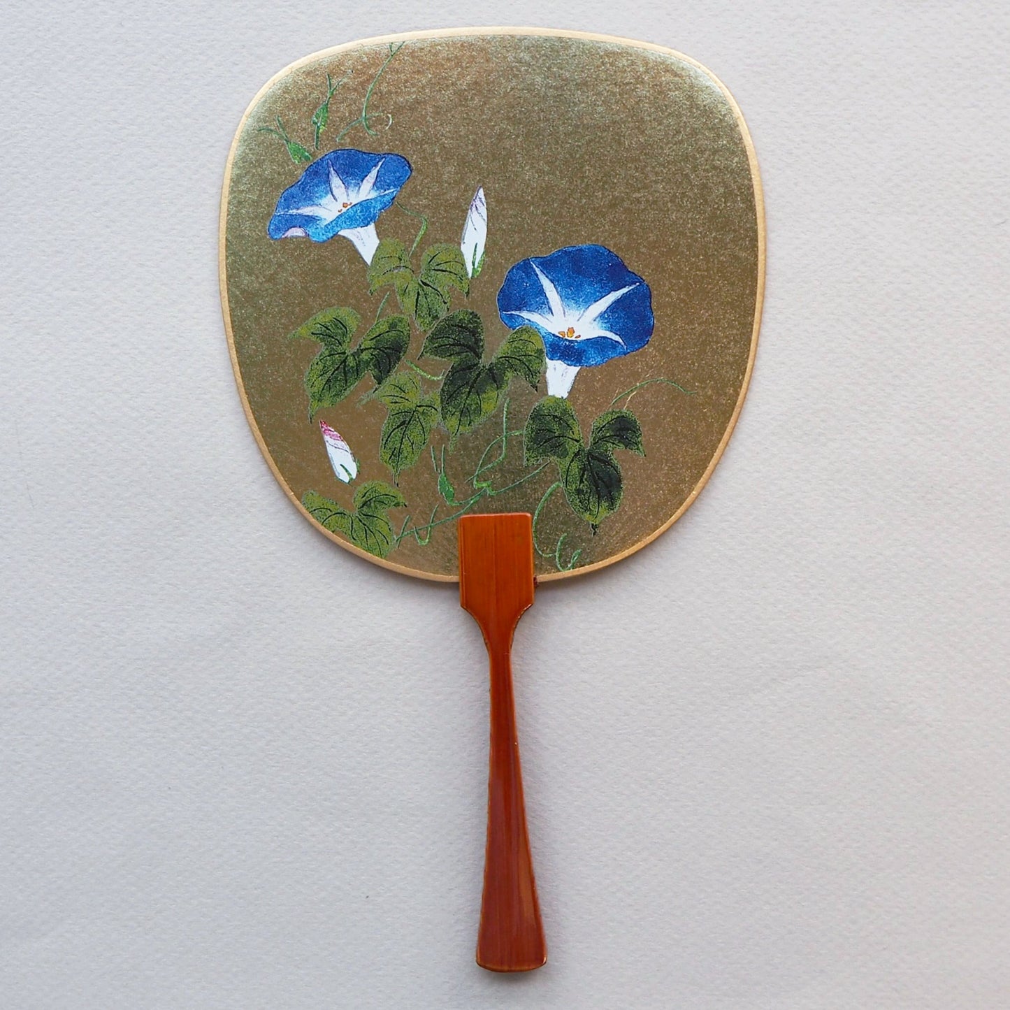 Uchiwa-fan Greeting Card - Morning Glory - Cards - Lavender Home London