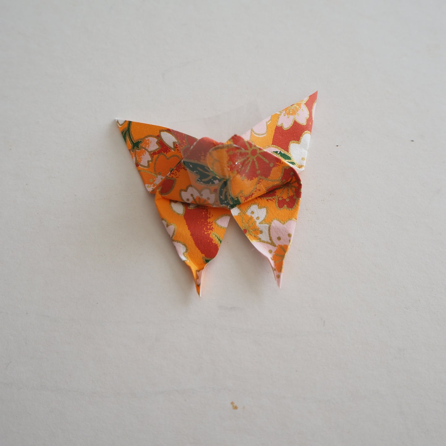Pack of 10 Summer Flower Garden Yuzen Washi Origami Paper Butterflies - Small