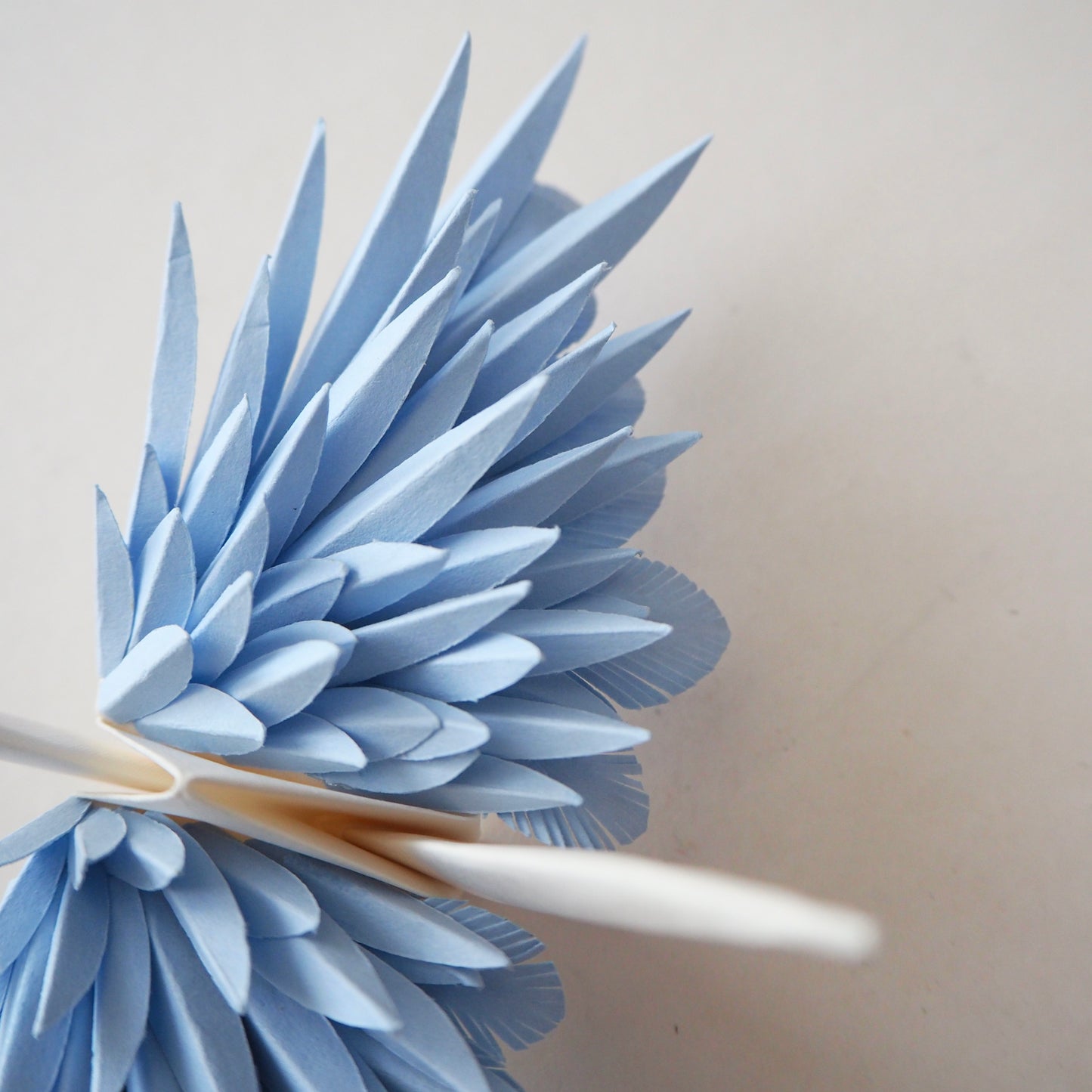 Origami Feathered Crane - Ice