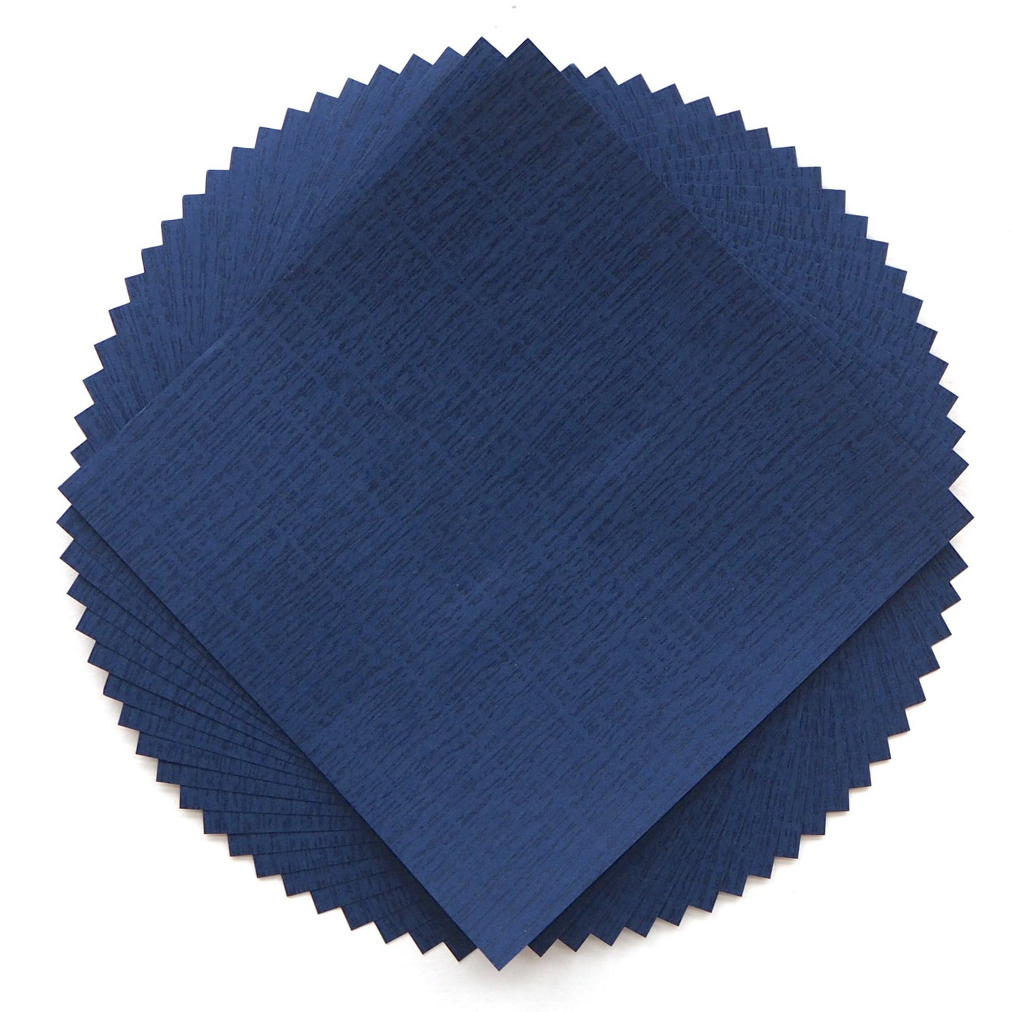 Pack of 20 Sheets 14x14cm Textured Hefeng Paper - Royal Blue - washi paper - Lavender Home London