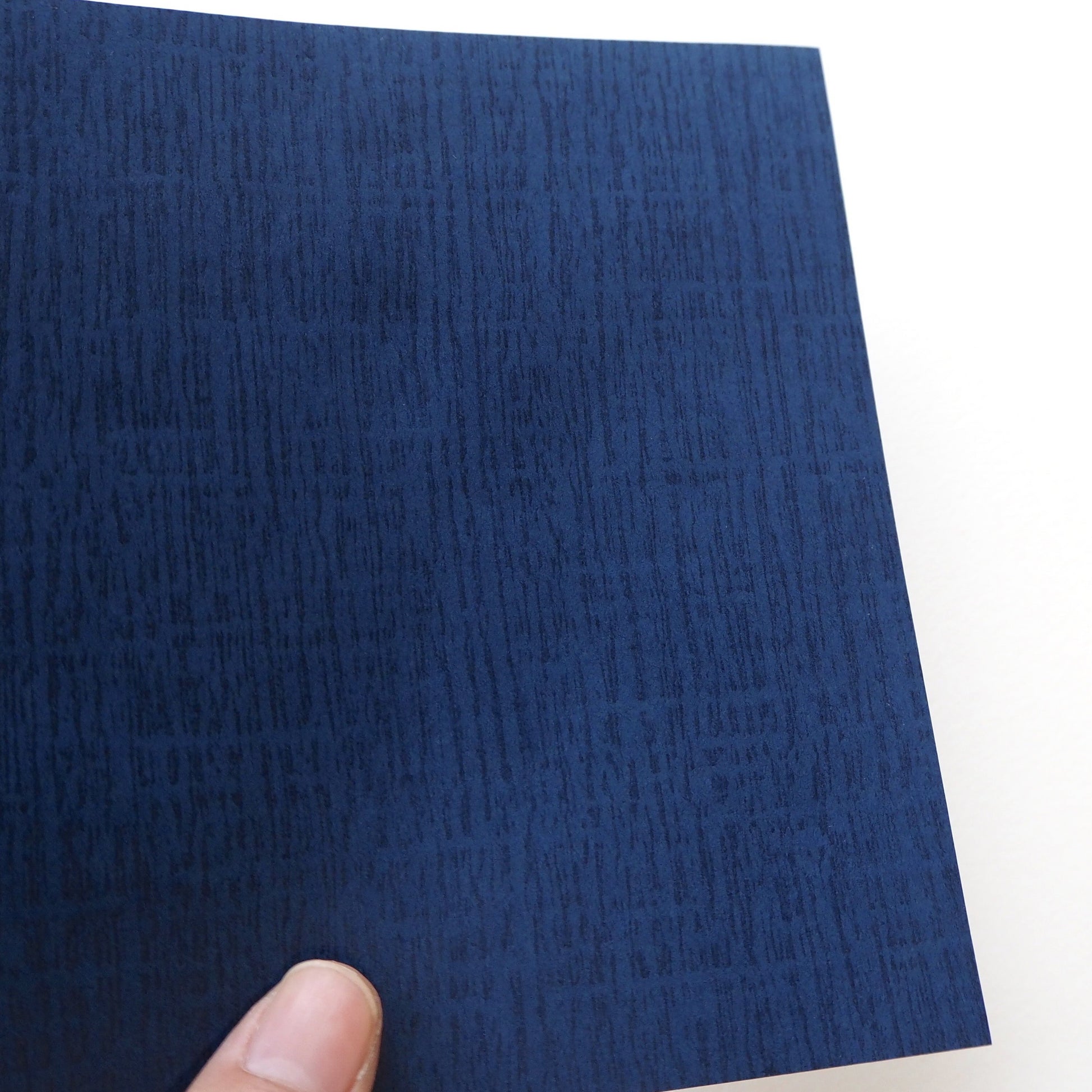 Pack of 20 Sheets 14x14cm Textured Hefeng Paper - Royal Blue - washi paper - Lavender Home London