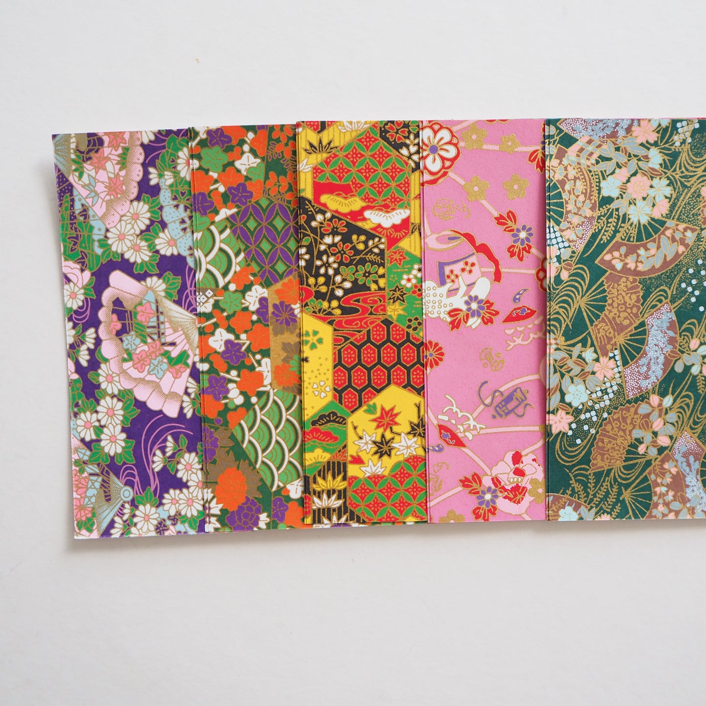 20 Sheets Kimono Patterned Theme  Yuzen Washi Origami Paper 14x14cm