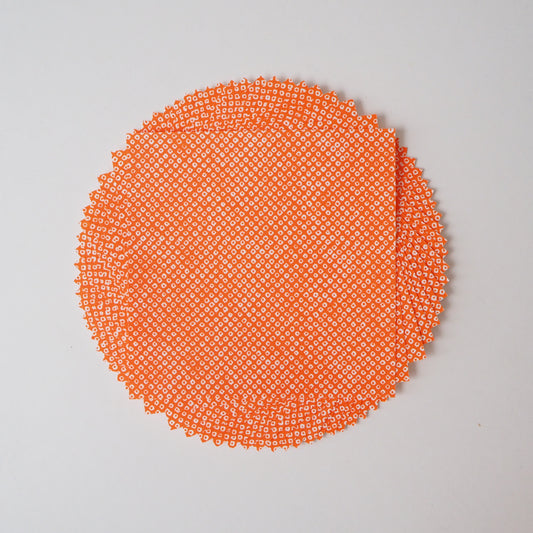 Pack of 20 Sheets 14x14cm Yuzen Washi Origami Paper HZ-020 - Deer's Spots Orange