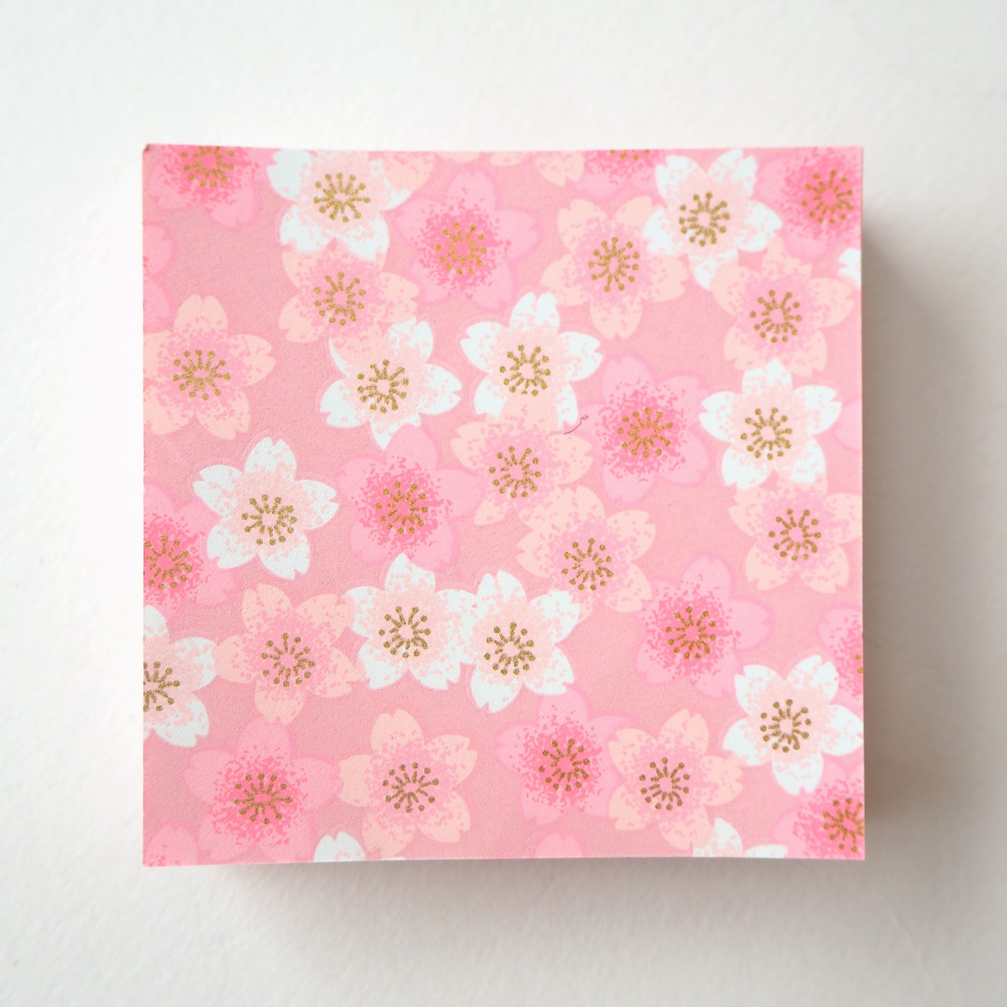 Pack of 100 Sheets 7x7cm Yuzen Washi Origami Paper HZ-504 - Pink Shades Cherry Blossom - washi paper - Lavender Home London