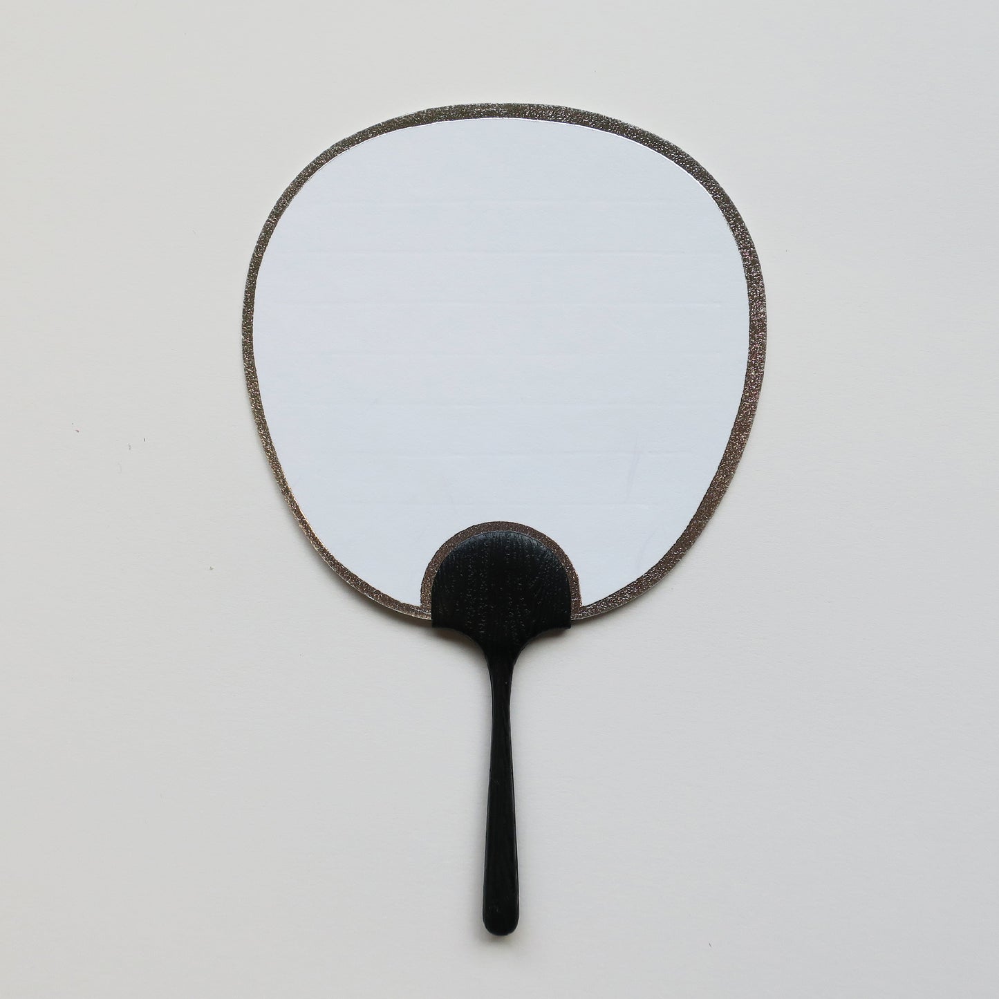 Small Uchiwa Fan Greeting Card - Maple