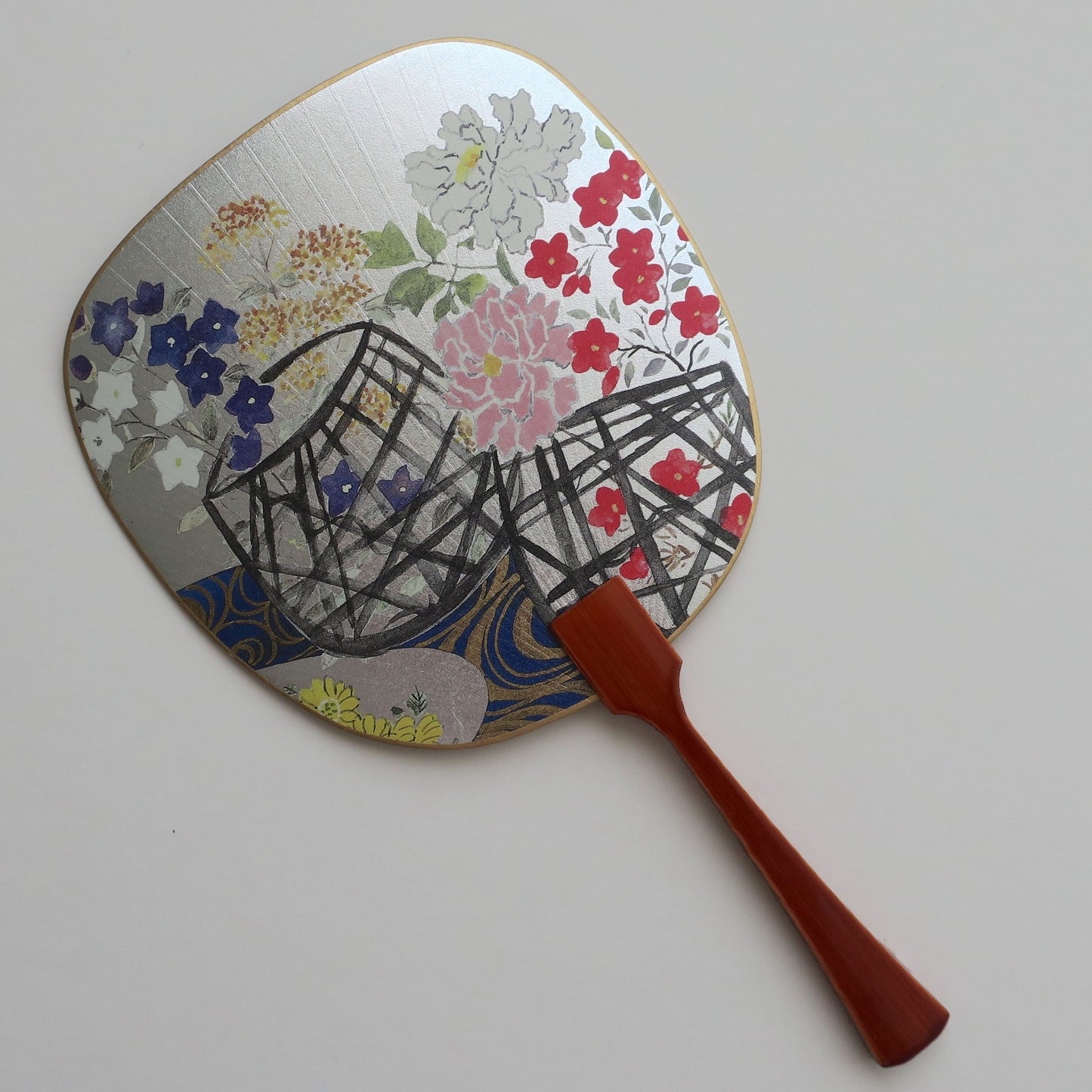 Uchiwa-fan Greeting Card - Flower Shop - Cards - Lavender Home London