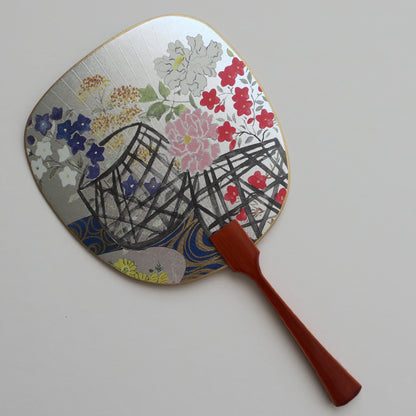 Uchiwa-fan Greeting Card - Flower Shop - Cards - Lavender Home London