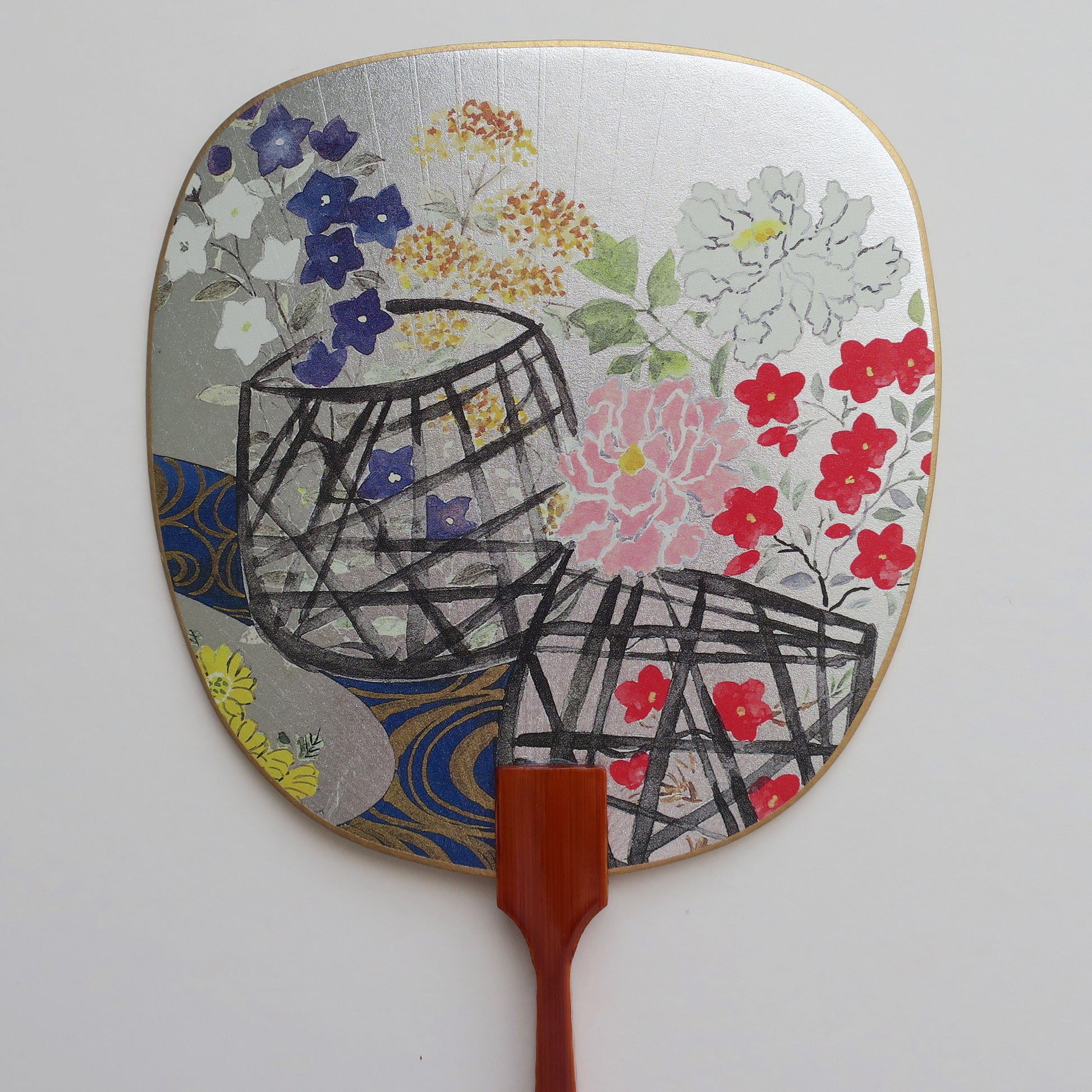 Uchiwa-fan Greeting Card - Flower Shop - Cards - Lavender Home London